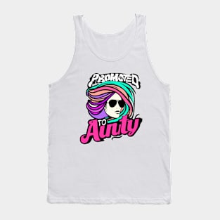 Promoted to Auntie  New Baby Announcement Tank Top